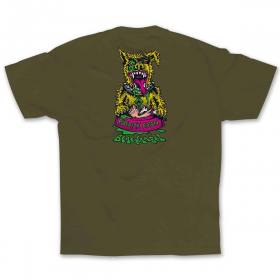 Black Label Patrick Ryan Sick Dog T-Shirt - Army Green