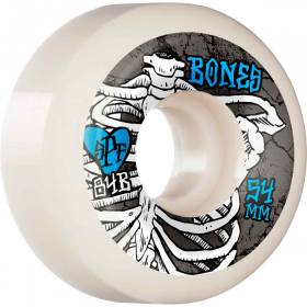 54mm 104a Bones SPF P5 Sidecut Rapture Wheels - White/Blue
