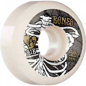 58mm 101a Bones SPF P5 Sidecut Rapture Wheels - White/Gold