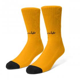 Chocolate Skateboards Lost Chunk Socks - Gold/Black