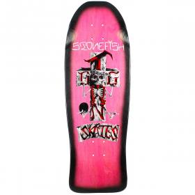 10.125x30.325 Dogtown Stonefish Re-Issue Deck - Pink Stain/Black Fade