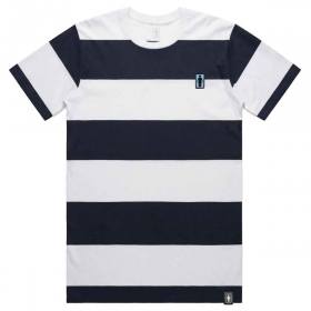 Girl Icey OG Striped Emb T-Shirt - Navy/White