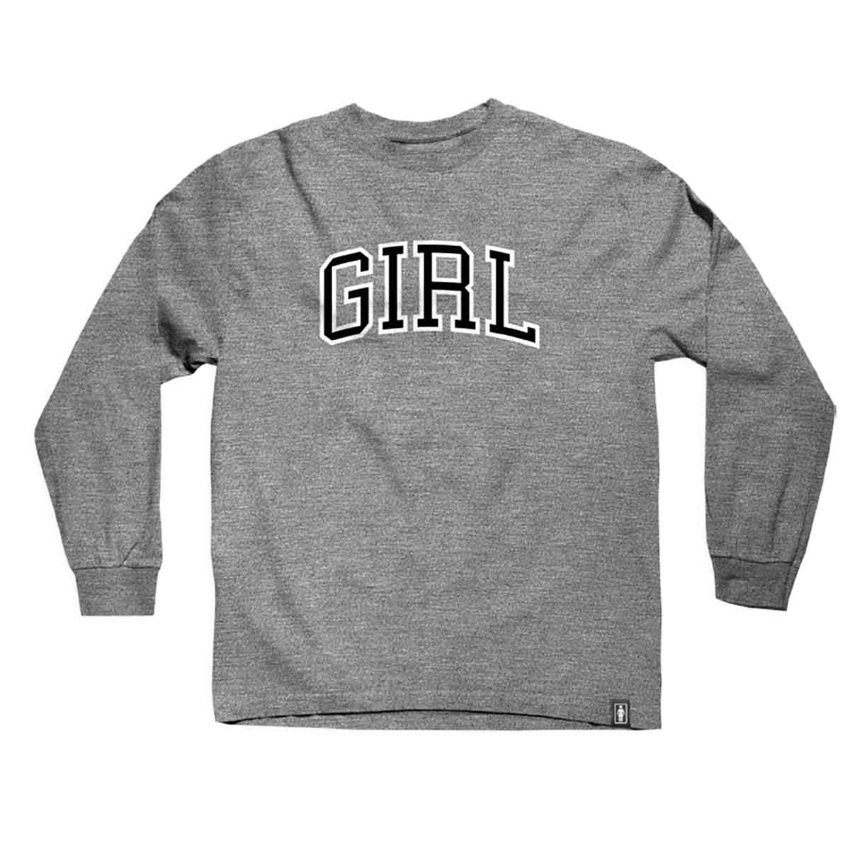 SoCal Girl | Long Arch Grey Skateshop Heather T-Shirt Sleeve Athletic Skateboards -