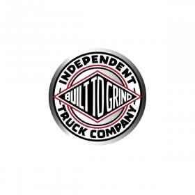 Independent Trucks BTG Summit Foil Sticker - White/Black/Red 3" x 3"