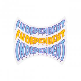 Independent Trucks Spanning Sticker - Assorted Colors 4" x 2.25"