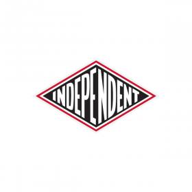 Independent Trucks Summit Vinyl Sticker - White/Black/Red 4" x 2.4"