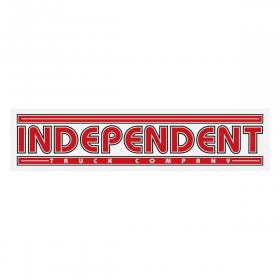 Independent Trucks T/C Bauhaus Sticker - Red/Black 6" x 1.5"