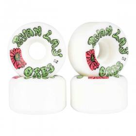 52mm 99a Orbs Ryan Lay Pro Full Conical Specters Wheels - White