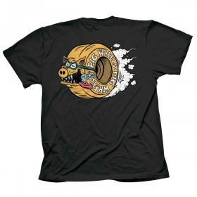 Pig Wheels Speedster T-Shirt - Black