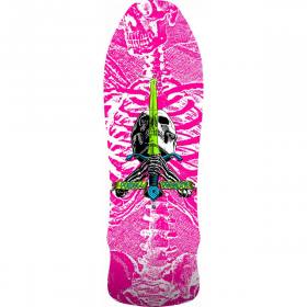 9.75x30 Powell Peralta Geegah Skull & Sword Re-Issue Deck - Hot Pink