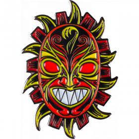 Powell Peralta Nicky Guerrero Mask Glow In The Dark Teeth Lapel Pin - 1.75" Tall