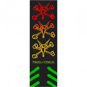 10.5x33 Powell Peralta Premium Printed Black Griptape - V2 Rat Bones Fade