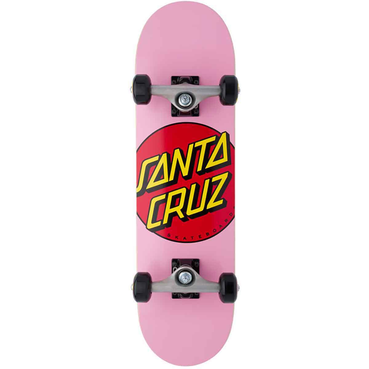 Santa Cruz Classic Dot Micro Skateboard - Pink | SoCal Skateshop