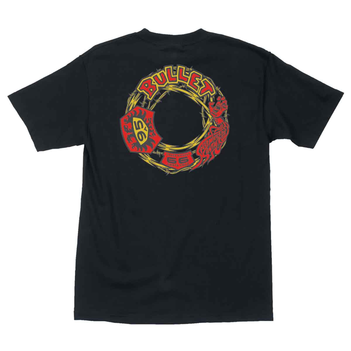 Santa Cruz Skateboards Bullet 66 T Shirt Black SoCal Skateshop