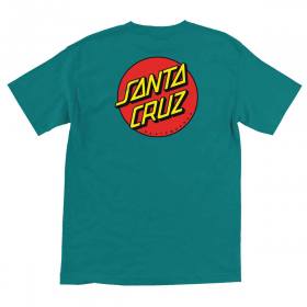 Santa Cruz Classic Dot T-Shirt - Teal