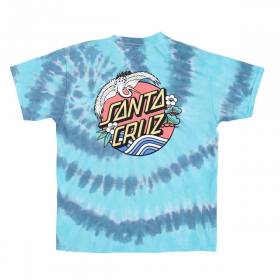 Santa Cruz Girls Crane Dot Youth T-Shirt - Coral Reef
