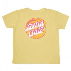 Santa Cruz Stipple Wave Dot Toddler T-Shirt - Banana
