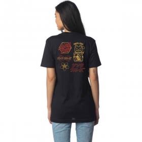 Santa Cruz Women's Infinity Track Boyfriend T-Shirt - Black