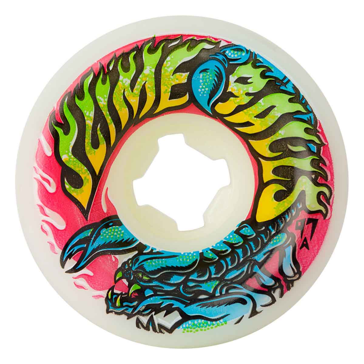 Santa Cruz Skateboards Slimeballs Vomits Blue/Green Swirl Skateboard Wheels Set of 4 60mm 97a