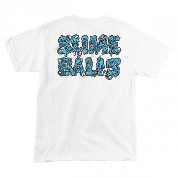 Slime Balls Wheels Abomination T-Shirt - White | SoCal Skateshop
