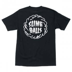 Slime Balls Wheels Mono Splat T-Shirt - Black