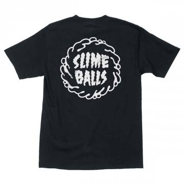 Slime Balls Wheels Screamer T-Shirt - Black | SoCal Skateshop