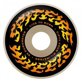 54mm 99a Spitfire Torched Wheels - Natural