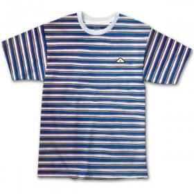 Thank You Premium Stripe T-Shirt - Blue/White