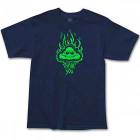 Thank You Skull Cloud T-Shirt - Navy