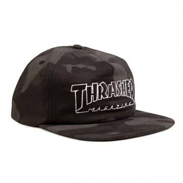 Thrasher Magazine Outlined Snapback Hat 