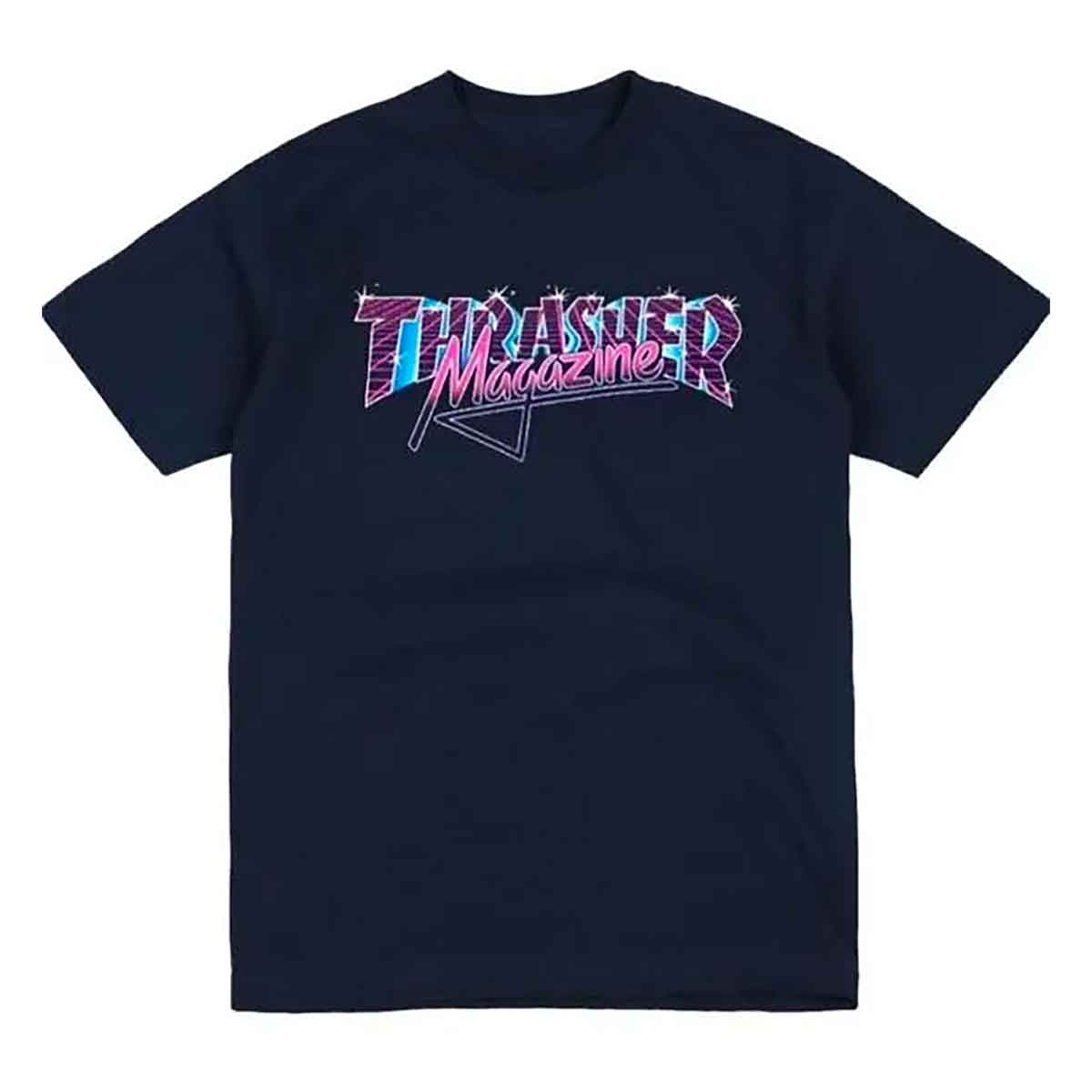Thrasher Vice Logo T-Shirt (Navy Blue) M
