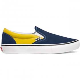 Vans Skate Slip On Pro Shoes - Navy/Gold