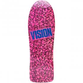 9.75x30.75 Vision Punk Skull Concave Re-Issue Deck - Pink/Blue
