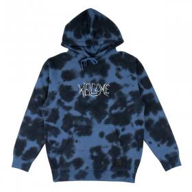 Welcome Inkblot Tie-Dyed Pullover Hoodie - Moonlight