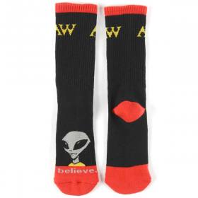 Alien Workshop Visitor Crew Socks - Black