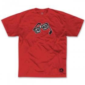 Black Label Curb Nerd T-Shirt - Curb Red