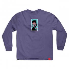 Chocolate Respect Comfort Long Sleeve T-Shirt - Grape