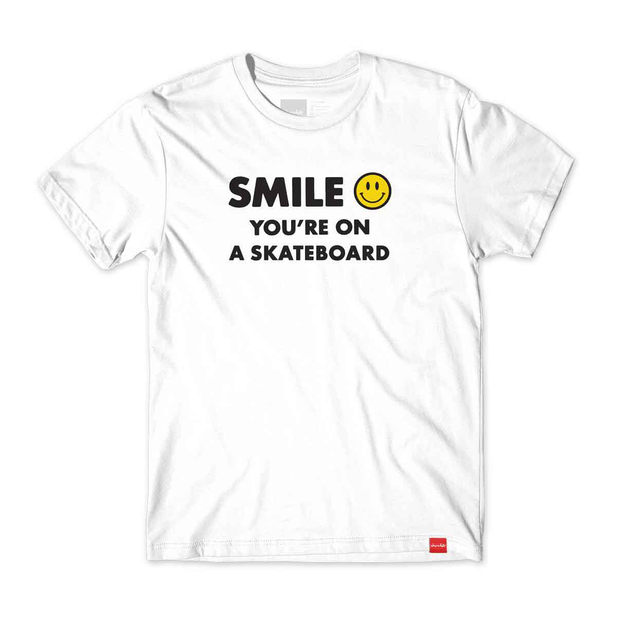 Chocolate Smile T-Shirt - White Size:Medium