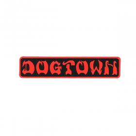 Dogtown Bar Logo Sticker - 4" x .75" Black/Red