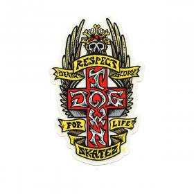 Dogtown Respect Sticker - 4" x 2.5"