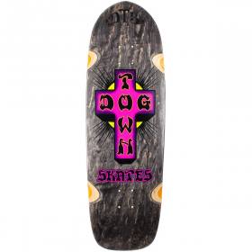 10x33.45 Dogtown Biggest Boy Shaped Deck - Black Stain