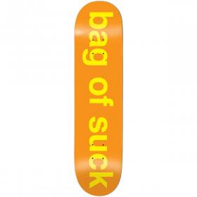 8x31.6 Enjoi Bag Of Suck R7 Deck - Orange