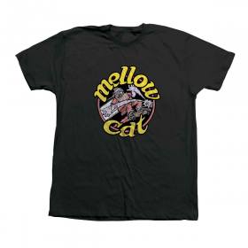 Foundation Mellow Cat T-Shirt - Black