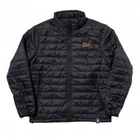 Girl International Puffer Jacket - Black