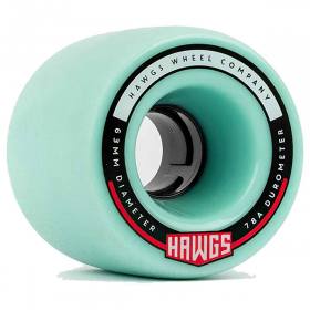 63mm 78a Hawgs Fatty Cruiser Wheels - Ocean Teal