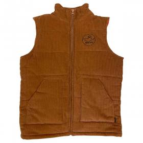 Krooked Trinity Smile Vest - Khaki