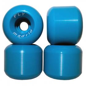 60mm 90a Madrid Fly Wheels - Cyan
