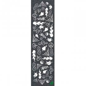 9x33 Mob Krux Doodles Graphic Griptape - Black