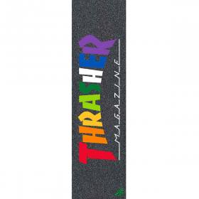 9x33 Mob Thrasher Mag Rainbow Graphic Griptape - Black