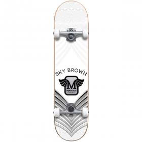 Monarch Project Sky Brown Horus Premium Complete Skateboard - Silver 7.75x31.2